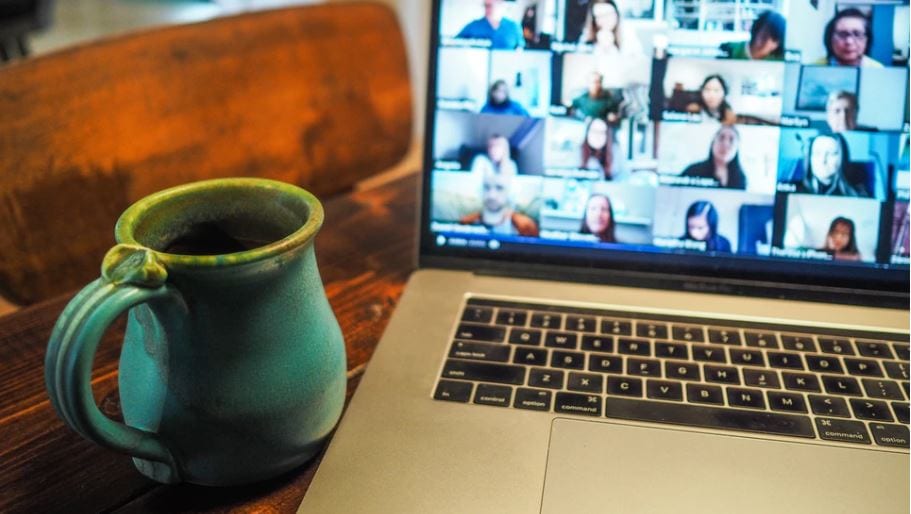 Een zoom-meeting.