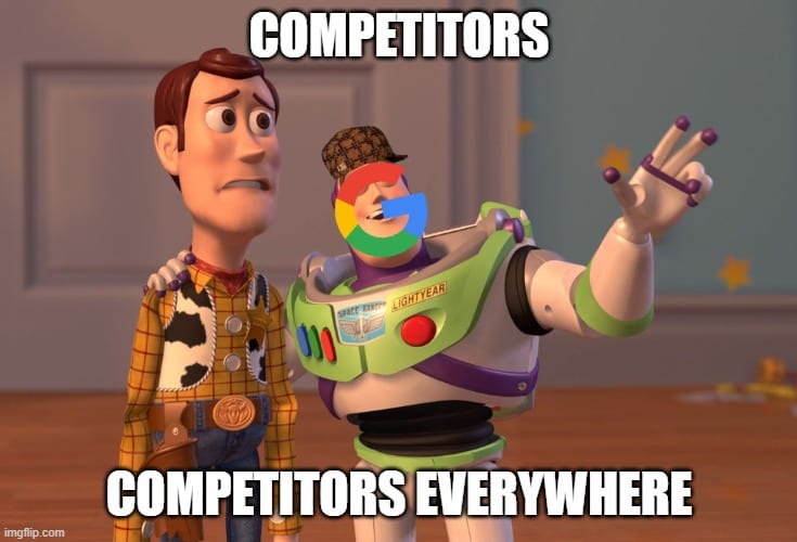 google scumbag competitors