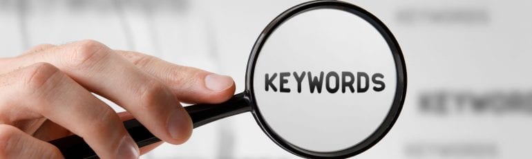 keywords zoekwoorden