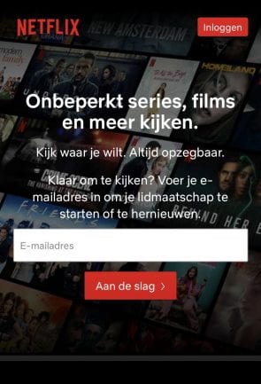 Call to action Netflix