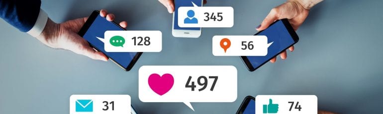 LinkedIn op telefoon.