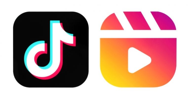 TikTok en Instagram Reels logo