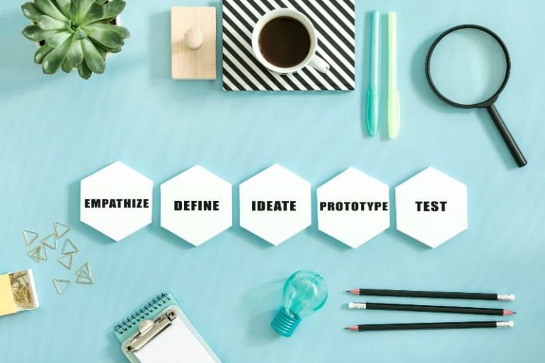design thinking-stappen