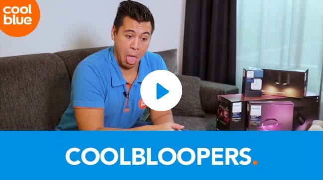 Voorbeeld van zelfspot bij Coolblue.