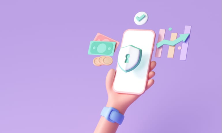 Data burgers beschermen op mobiel.
