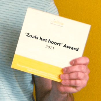 Noordhoff Uitgevers en Studio Automated ontvangen Jellow “Zoals het hoort” Award