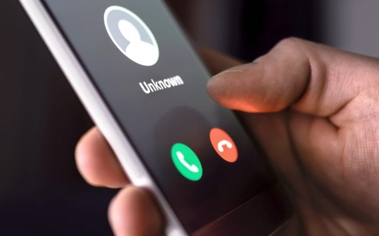 Onbekende beller telecommunicatiewet