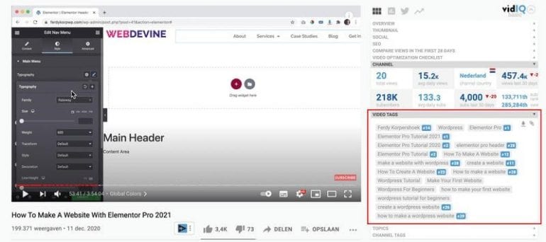 Video Tags