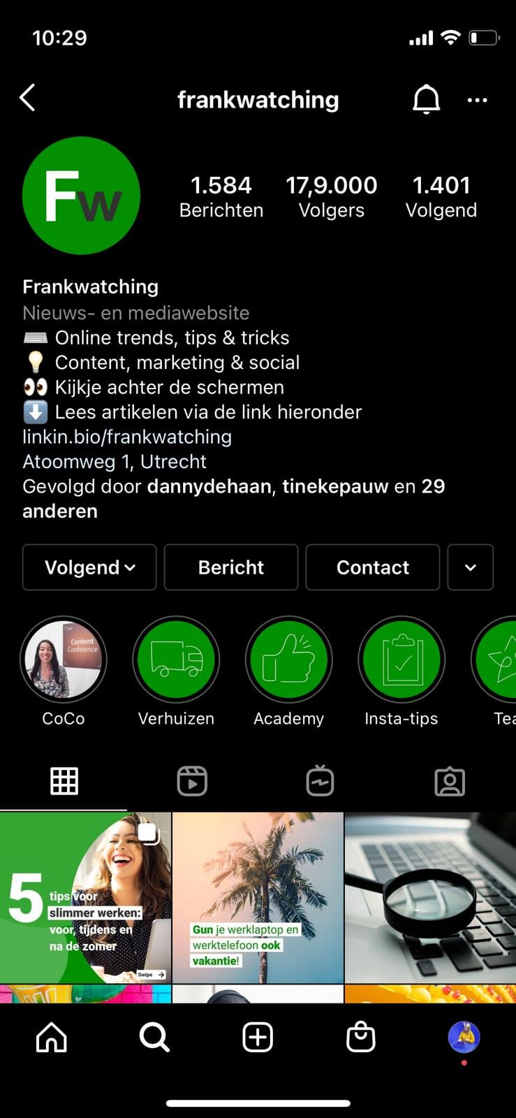 Hoe je je meldingen voor een account moet aanzetten op Instagram.