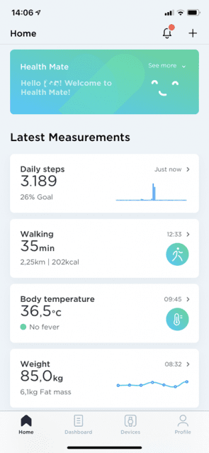 Screenshot van the Box, een vorm van e-healt.