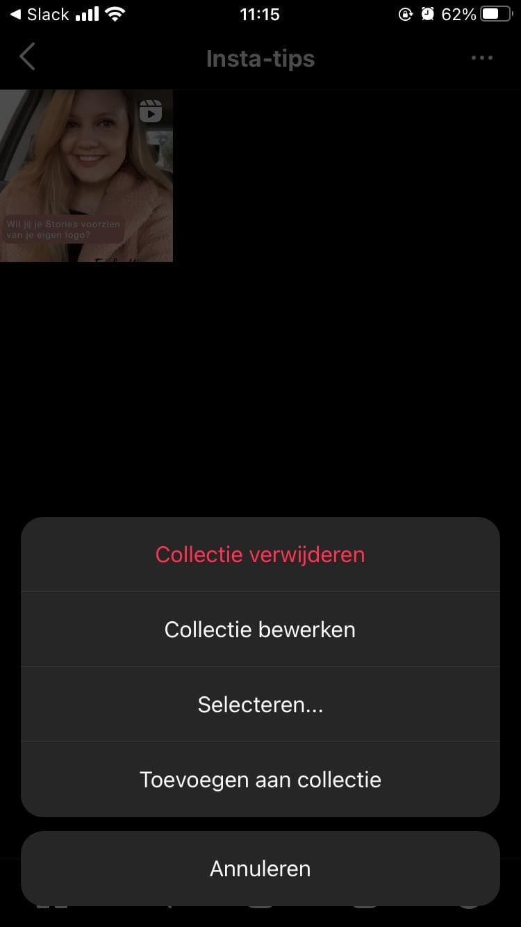 Saves beheren screenshot.