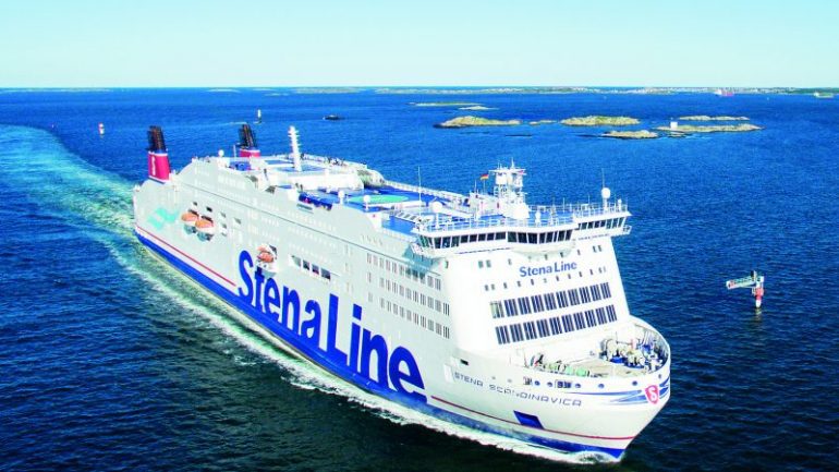 Foto van de boot StenaLine.