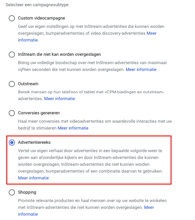 Videoreeks Google Ads