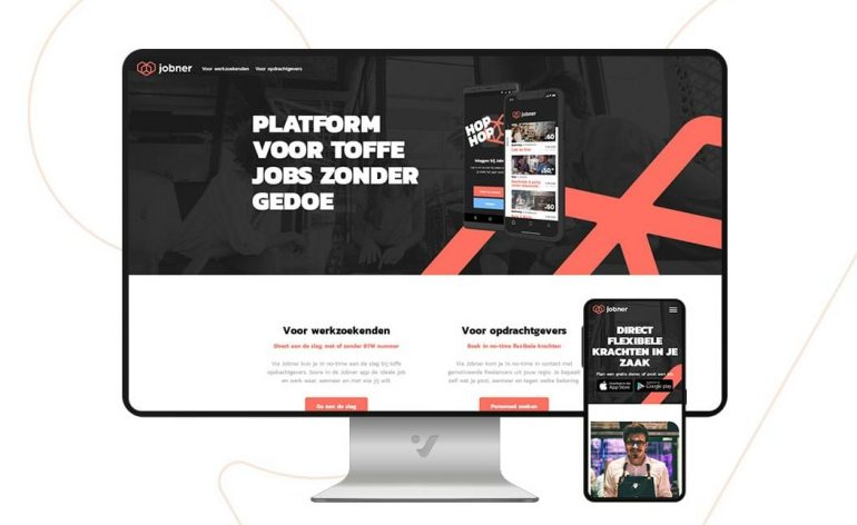 Voorbeeld van Jobner platform.