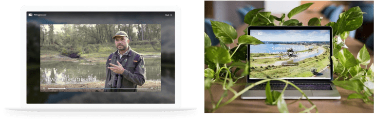 Het resultaat: digitale beleving van de landschappen