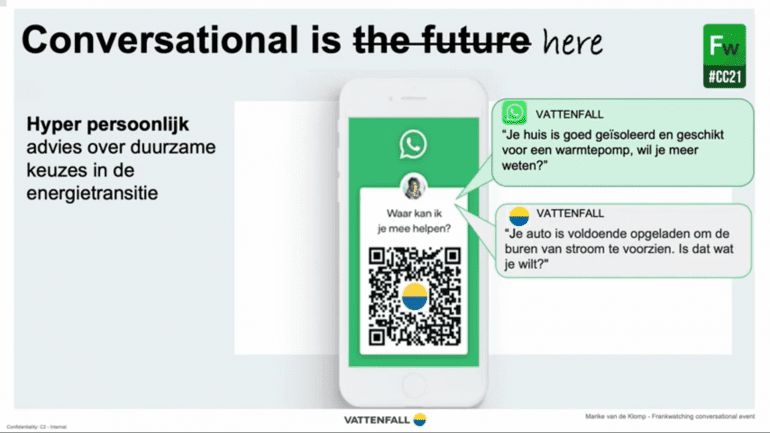 Conversational is here - Vattenfall