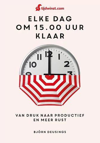 Elke dag om 15 uur klaar boekcover.