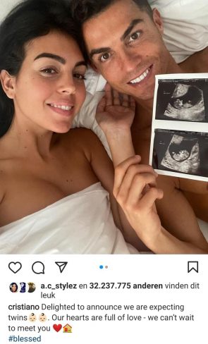 Instagrampost Cristiano Ronaldo