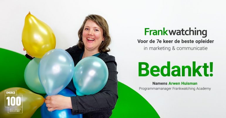 Bedankje Frankwatching topopleider