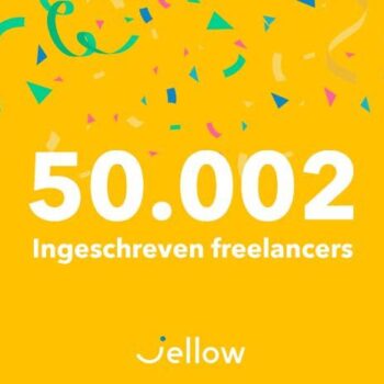 Jellow verwelkomt 50.000ste freelancer