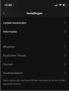 Zo start je een privésessie in de app.