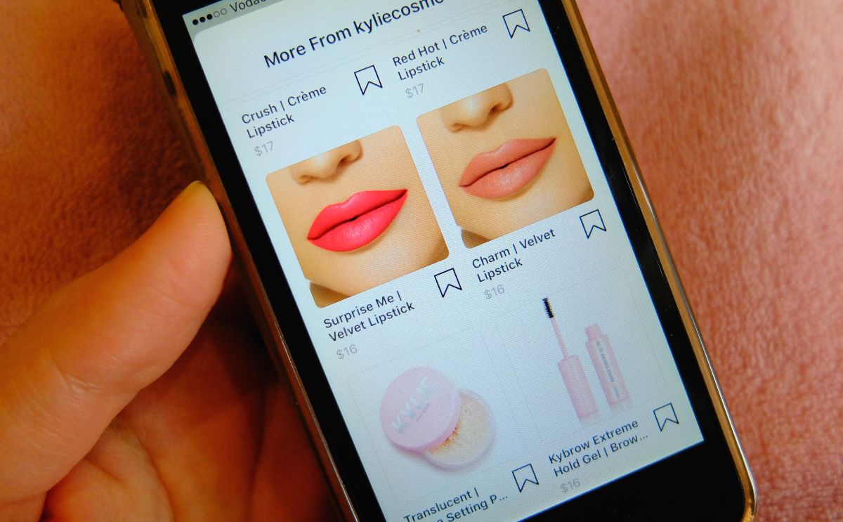 Afbeelding van Instagram Shopping.