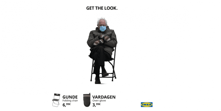 Bernie Sanders IKEA.