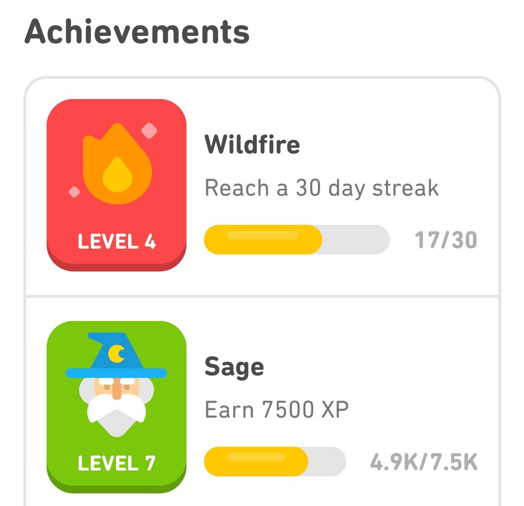 doelen xp punten duolingo neuromarketing
