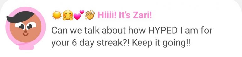 Zari streak motivation duolingo neuromarketing