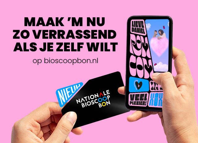 Verrassende wending voor de Nationale Bioscoopbon
