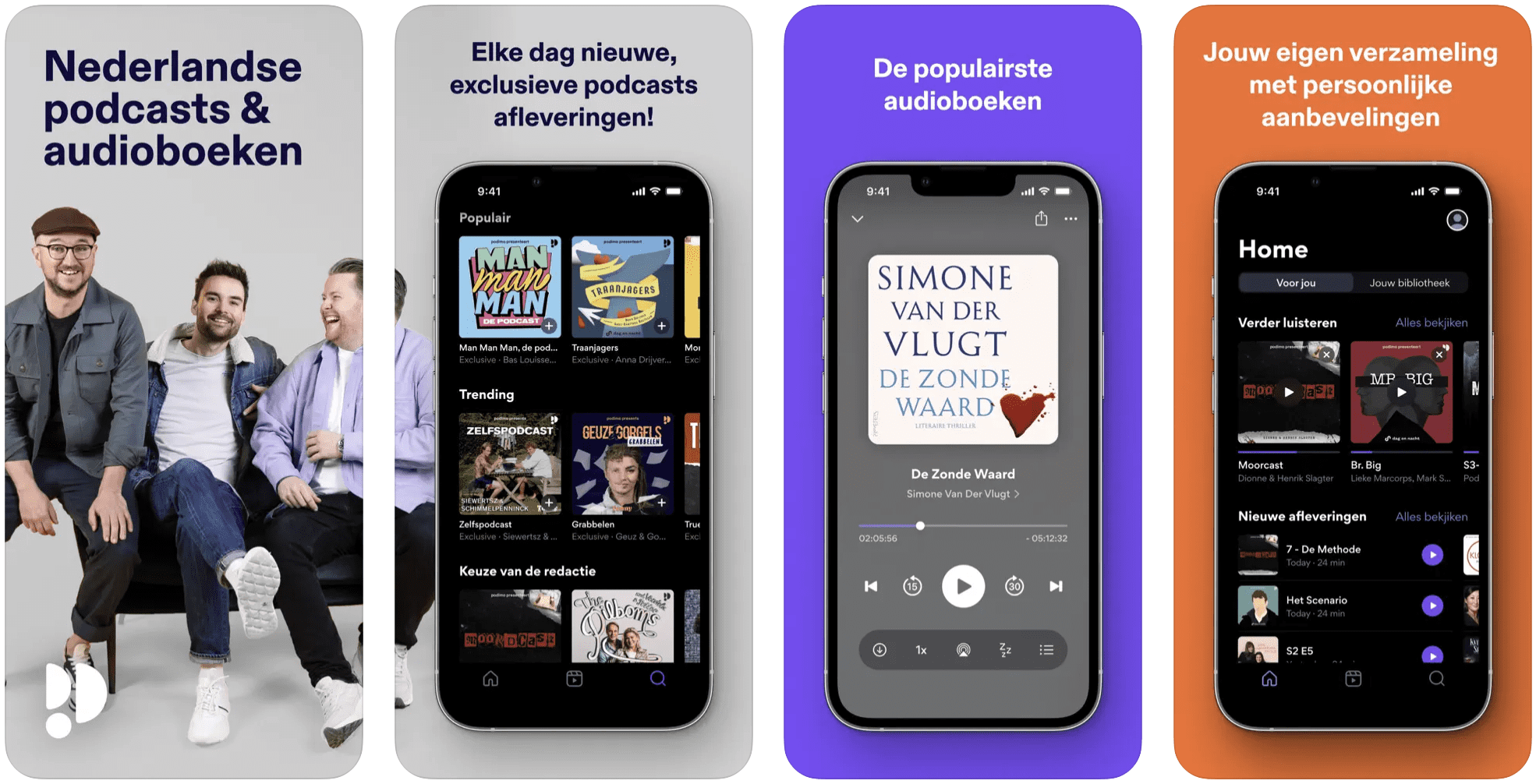 Podimo podcast-app