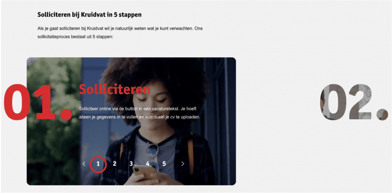 werken bij pagina kruidvat