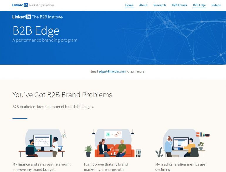 B2B Edge van LinkedIn.