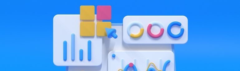 Grafisch beeld van diagrammen en statistieken