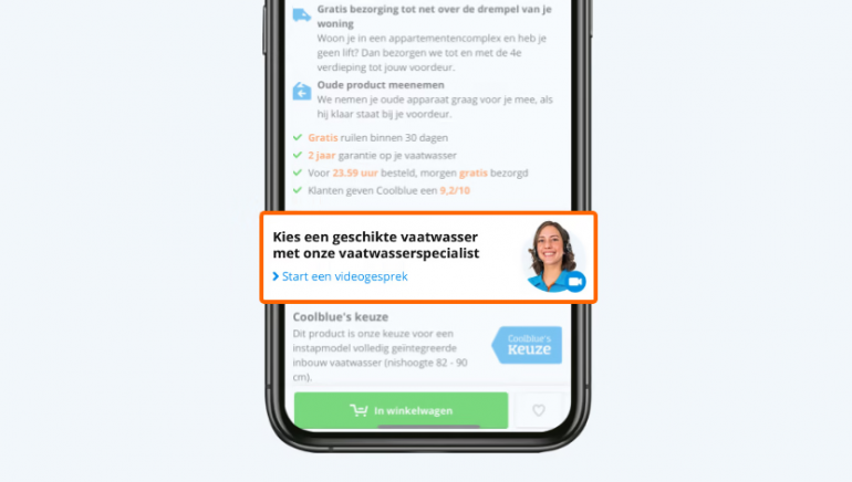 Screenshot Coolblue