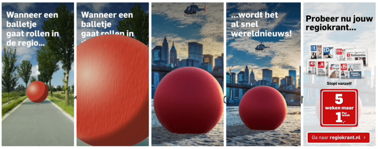 online campagne AD regio