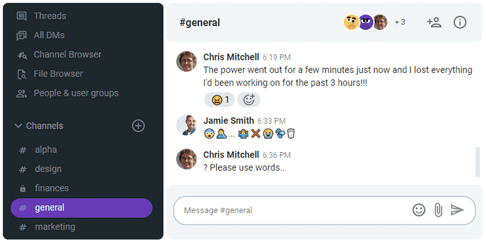 Emoji fail workplace