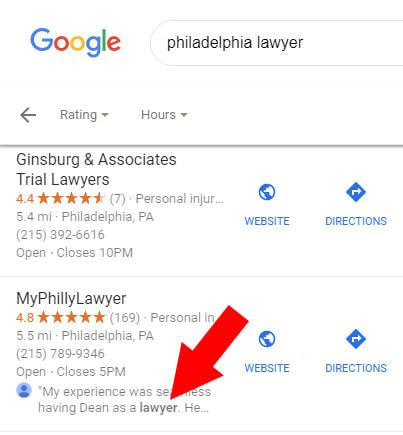 Reviews Google Bedrijfsprofiel