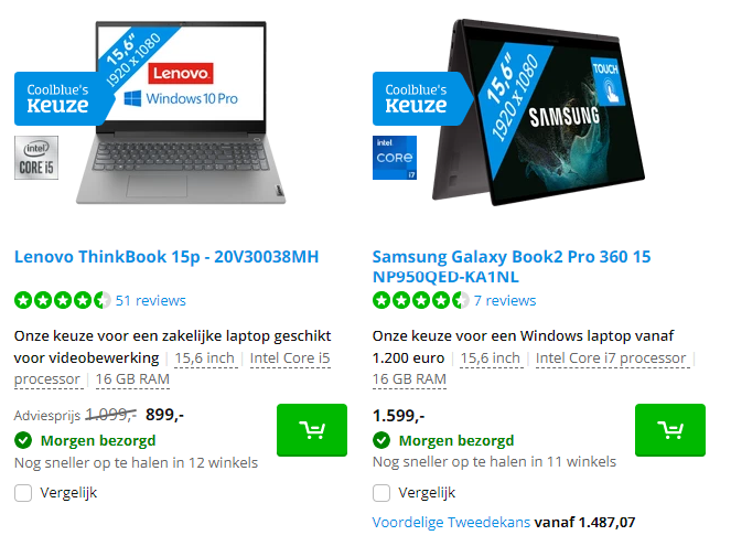 Coolblue laat euroteken weg voor meer conversies.