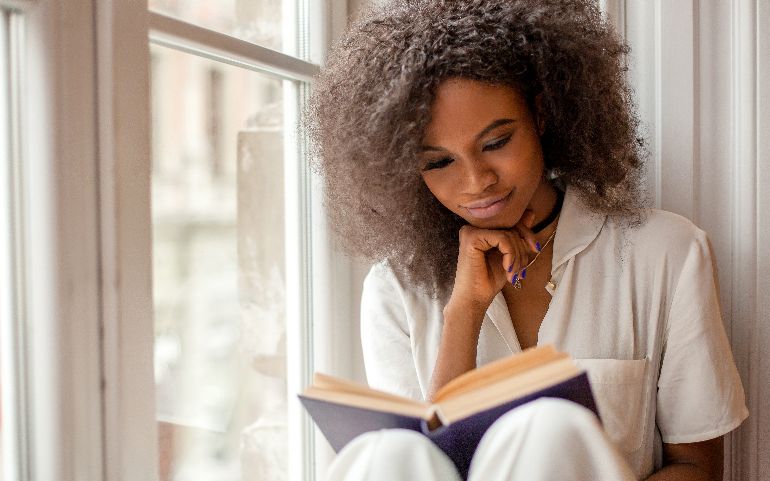 gedrukt boek lezen