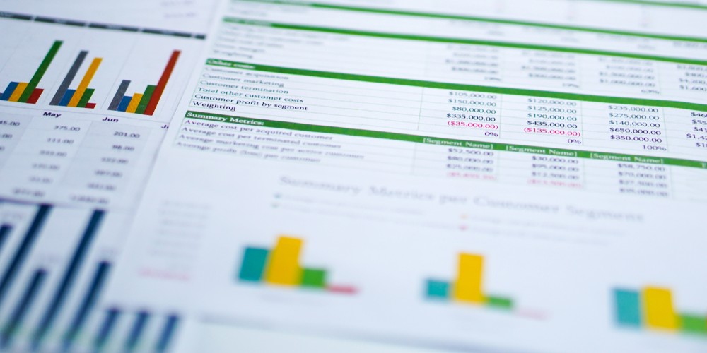 Screenshot van Excel.