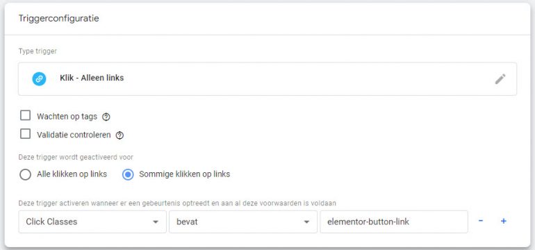 trigger klik op button