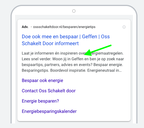 Voorbeeld location insertion
