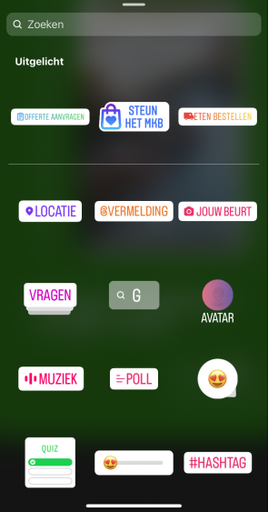 stickers instagram stories