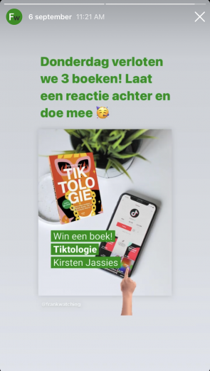 winactie instagram stories