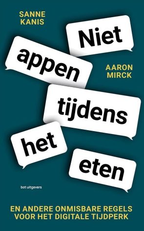 Niet appen tijdens het eten - cover boek