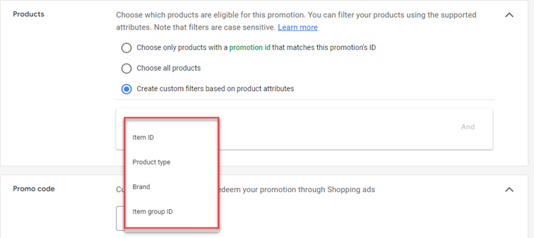 Google Merchant Center producten toevoegen.