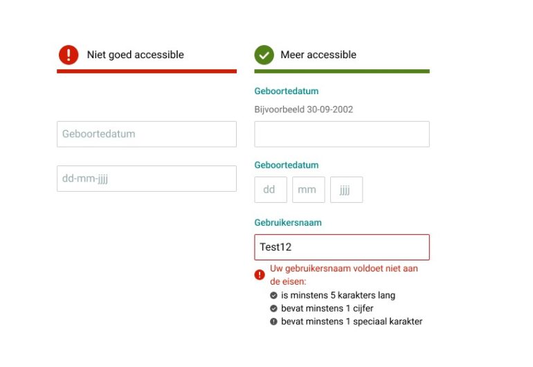Toegankelijk formulieren