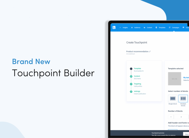 Snel no-code touchpoints plaatsen met datatricks’ vernieuwde software