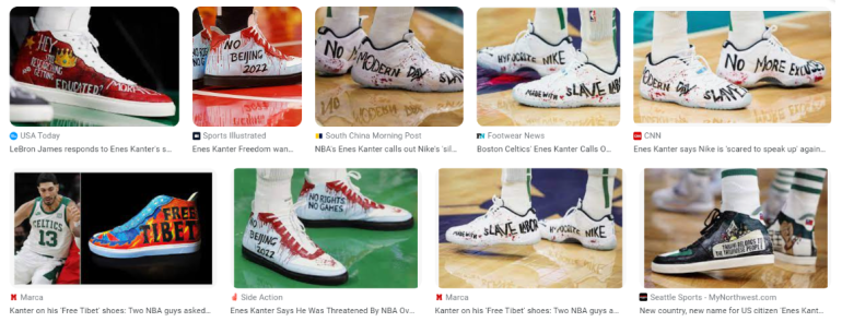 Enes Kanter shoes
